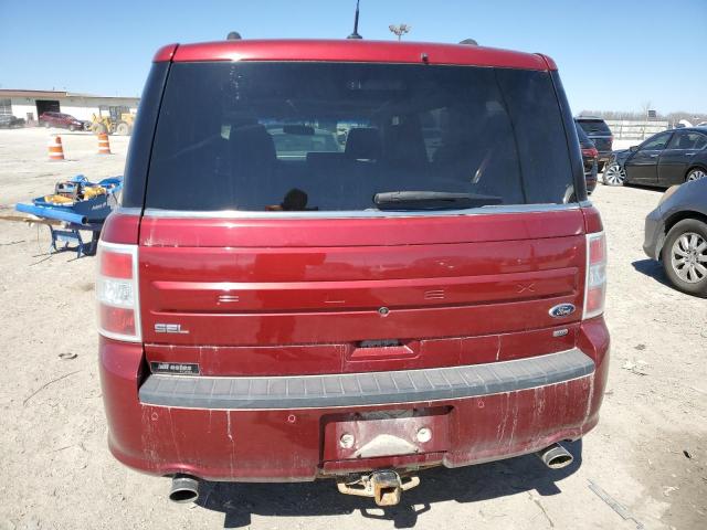 2FMHK6C8XEBD13432 - 2014 FORD FLEX SEL BURGUNDY photo 6