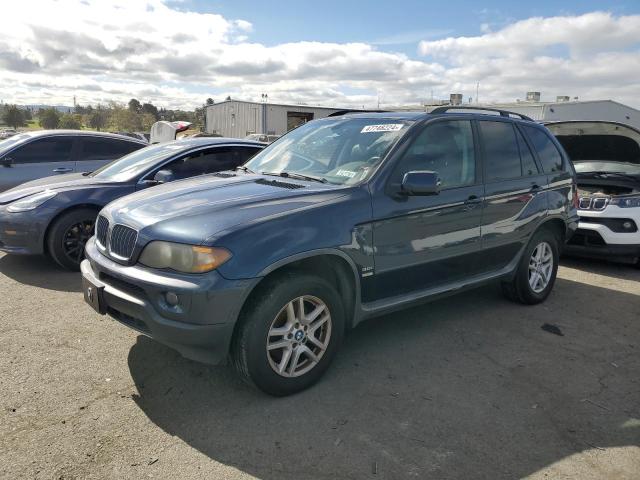 5UXFA13535LY18055 - 2005 BMW X5 3.0I BLUE photo 1