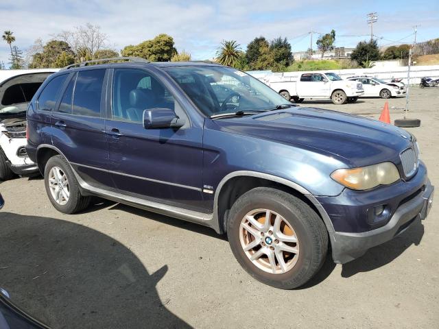 5UXFA13535LY18055 - 2005 BMW X5 3.0I BLUE photo 4