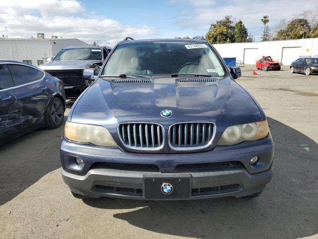 5UXFA13535LY18055 - 2005 BMW X5 3.0I BLUE photo 5