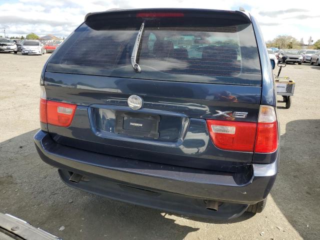 5UXFA13535LY18055 - 2005 BMW X5 3.0I BLUE photo 6