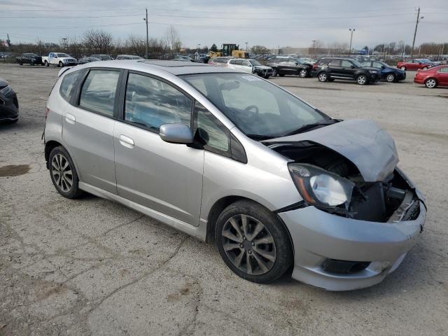 JHMGE8H55CS005054 - 2012 HONDA FIT SPORT SILVER photo 4