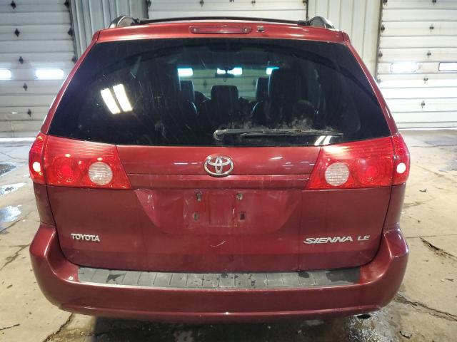 5TDKK4CC7AS335786 - 2010 TOYOTA SIENNA CE BURGUNDY photo 6