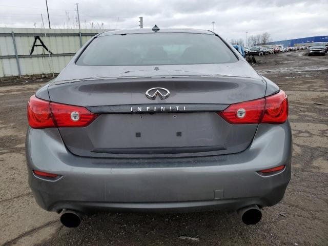 JN1BV7AP0EM677972 - 2014 INFINITI Q50 BASE SILVER photo 6