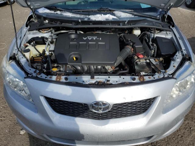 2T1BU4EE8AC391575 - 2010 TOYOTA COROLLA BASE SILVER photo 11