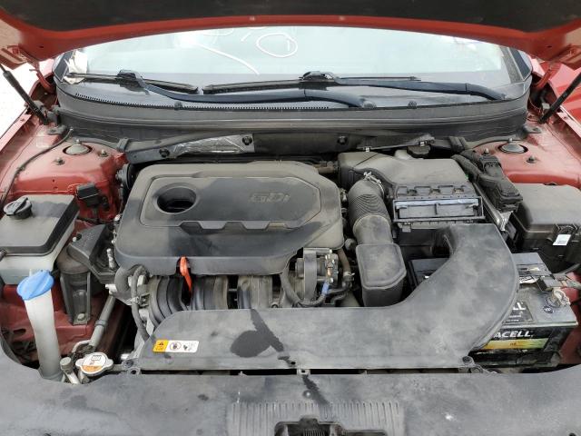 5NPE34AF2HH469452 - 2017 HYUNDAI SONATA SPORT RED photo 11