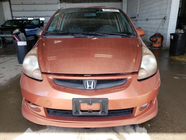 JHMGD386X7S041908 - 2007 HONDA FIT S 橙色 照片 5
