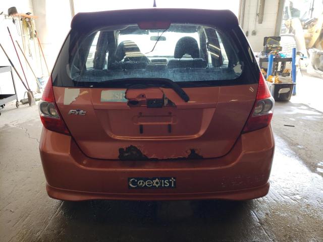 JHMGD386X7S041908 - 2007 HONDA FIT S 橙色 照片 6