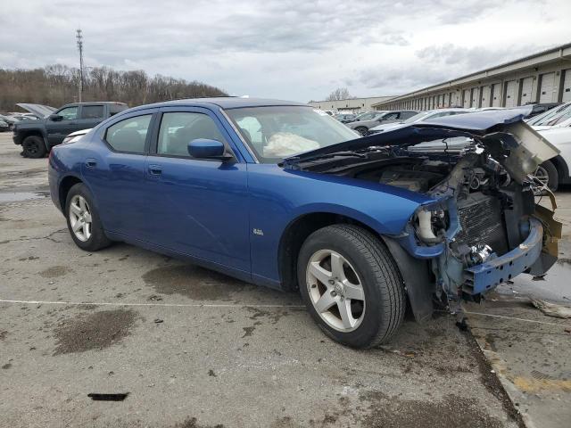 2B3CA2CV1AH317605 - 2010 DODGE CHARGER BLUE photo 4