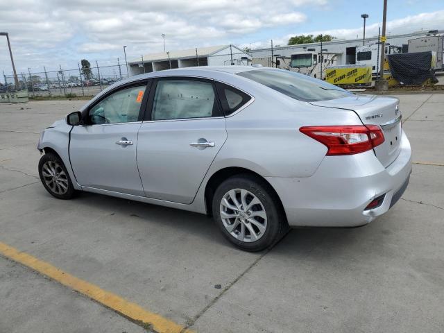 3N1AB7AP3KY447906 - 2019 NISSAN SENTRA S SILVER photo 2