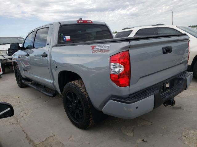 5TFEY5F14MX282720 - 2021 TOYOTA TUNDRA CREWMAX SR5 GRAY photo 2