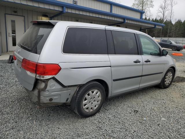 5FNRL3H2XAB014495 - 2010 HONDA ODYSSEY LX SILVER photo 3