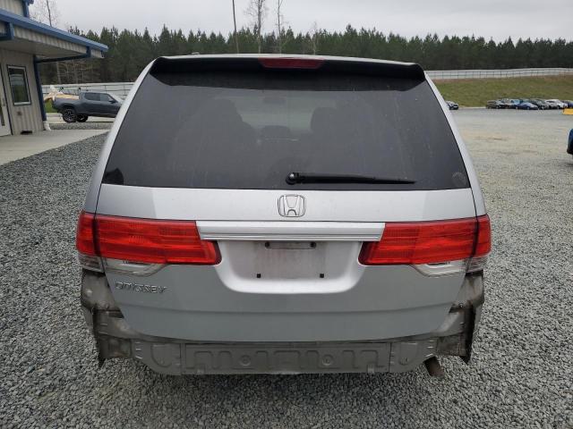 5FNRL3H2XAB014495 - 2010 HONDA ODYSSEY LX SILVER photo 6