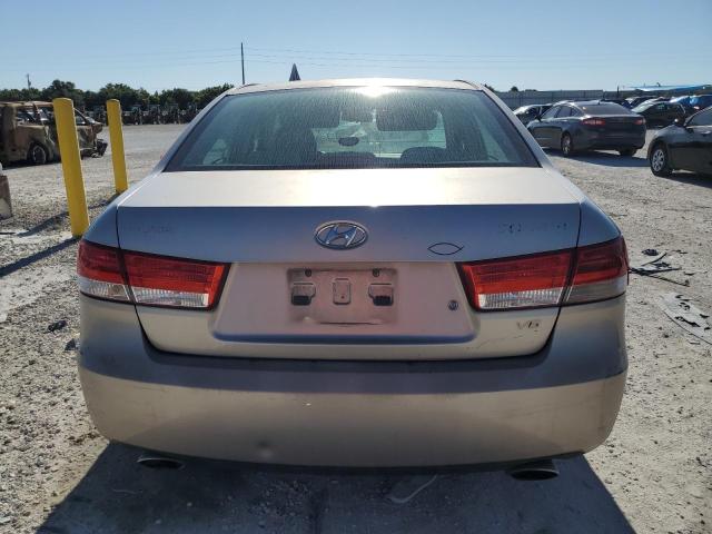 5NPEU46F46H026352 - 2006 HYUNDAI SONATA GLS SILVER photo 6