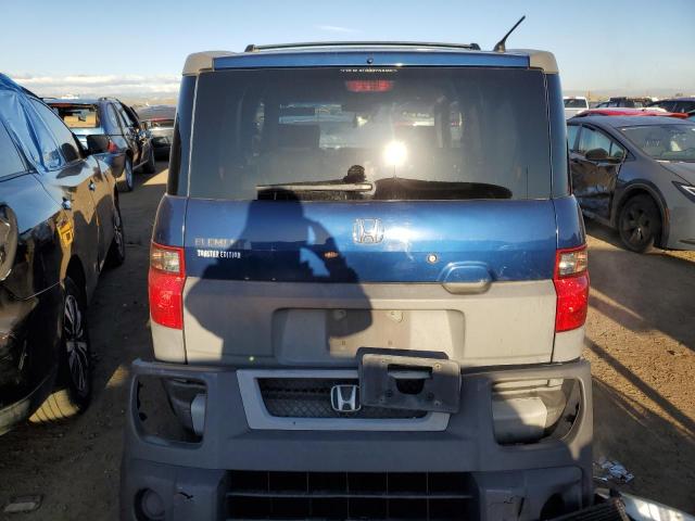 5J6YH28593L003824 - 2003 HONDA ELEMENT EX BLUE photo 6