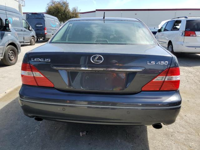 JTHBN36F155015946 - 2005 LEXUS LS 430 GRAY photo 6