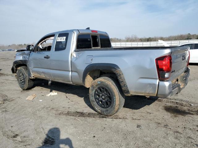 5TFSX5EN6KX068058 - 2019 TOYOTA TACOMA ACCESS CAB ვერცხლისფერი ფოტო 2