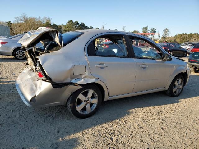 KL1TD566X8B046825 - 2008 CHEVROLET AVEO BASE SILVER photo 3