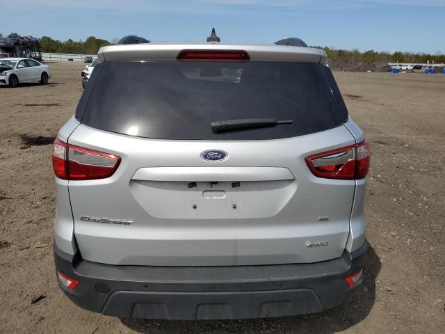 MAJ6S3GL6LC354958 - 2020 FORD ECOSPORT SE Արծաթագույն լուսանկար 6