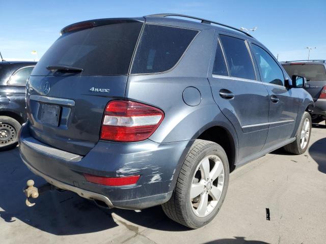4JGBB8GB8BA738341 - 2011 MERCEDES-BENZ ML 350 4MATIC BLACK photo 3