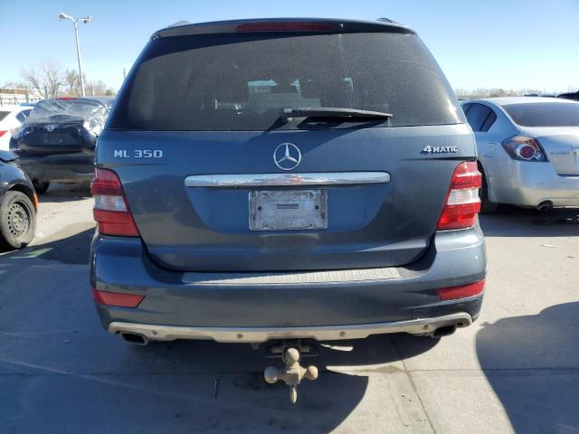 4JGBB8GB8BA738341 - 2011 MERCEDES-BENZ ML 350 4MATIC BLACK photo 6