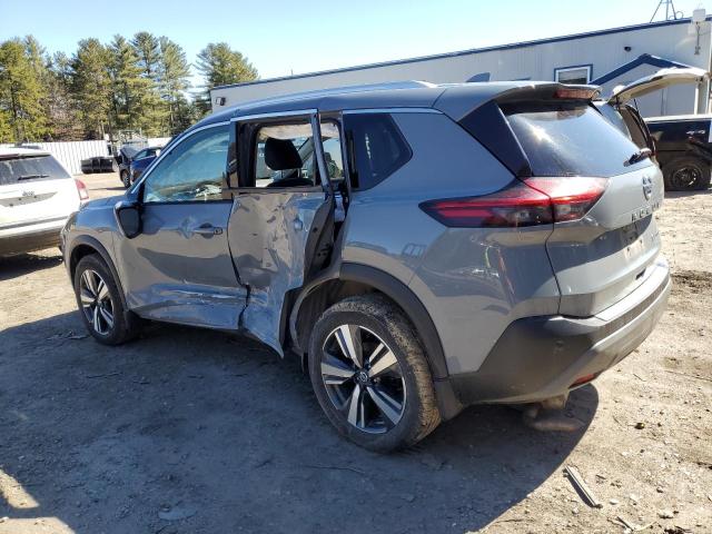 5N1AT3CB0MC699995 - 2021 NISSAN ROGUE SL GRAY photo 2