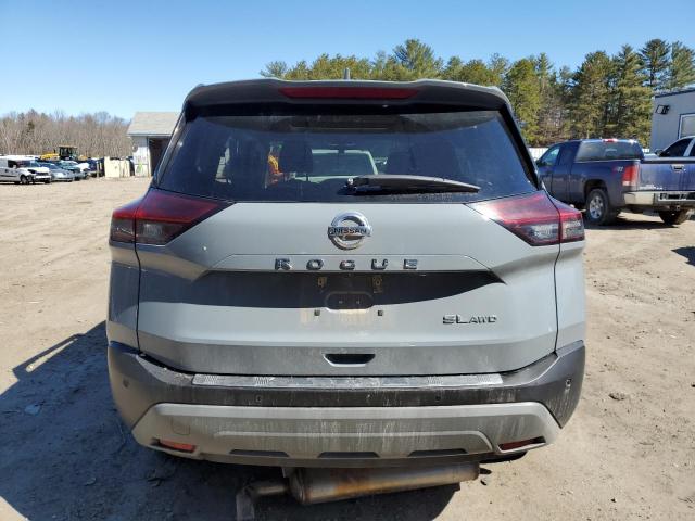 5N1AT3CB0MC699995 - 2021 NISSAN ROGUE SL GRAY photo 6