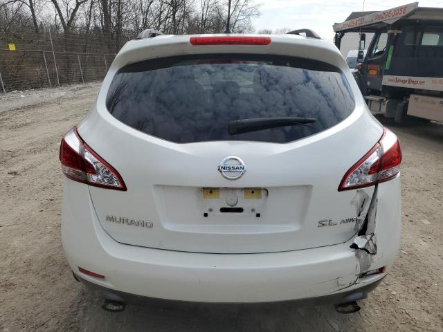 JN8AZ1MW1EW501499 - 2014 NISSAN MURANO S WHITE photo 6