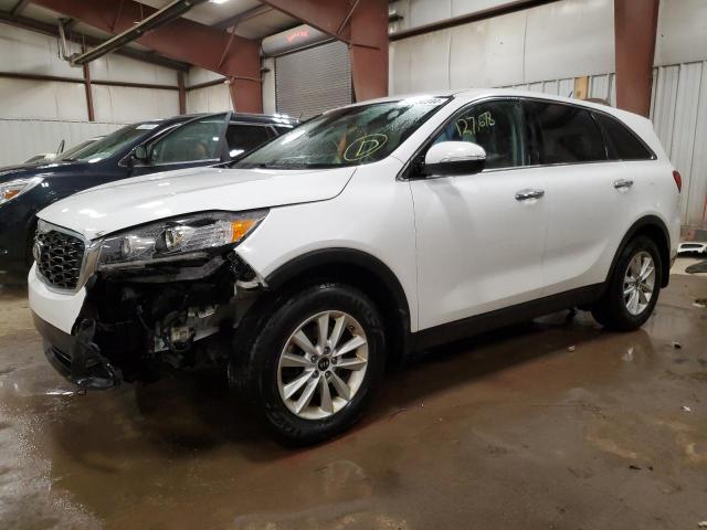 5XYPG4A30KG611217 - 2019 KIA SORENTO L WHITE photo 1