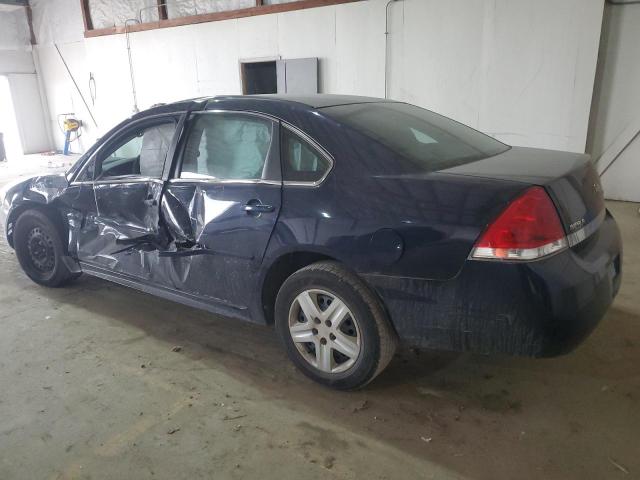 2G1WF5EK0B1264304 - 2011 CHEVROLET IMPALA LS BLUE photo 2