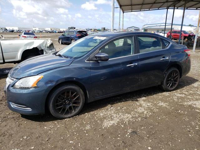 1N4AB7AP5DN902418 - 2013 NISSAN SENTRA S BLUE photo 1