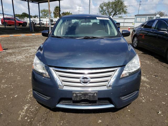 1N4AB7AP5DN902418 - 2013 NISSAN SENTRA S BLUE photo 5