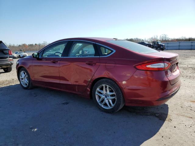 3FA6P0HR2DR117079 - 2013 FORD FUSION SE BURGUNDY photo 2