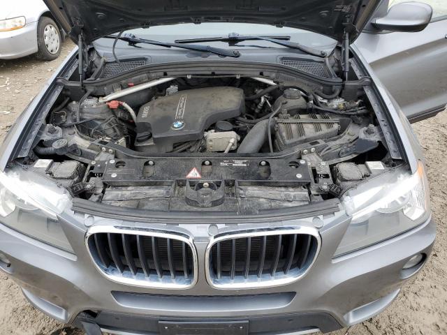 5UXWX9C58DL873919 - 2013 BMW X3 XDRIVE28I GRAY photo 12