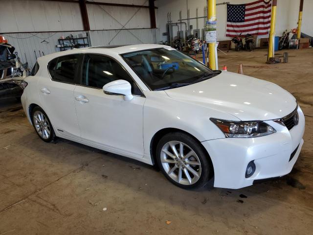 JTHKD5BH1D2125773 - 2013 LEXUS CT 200 WHITE photo 4