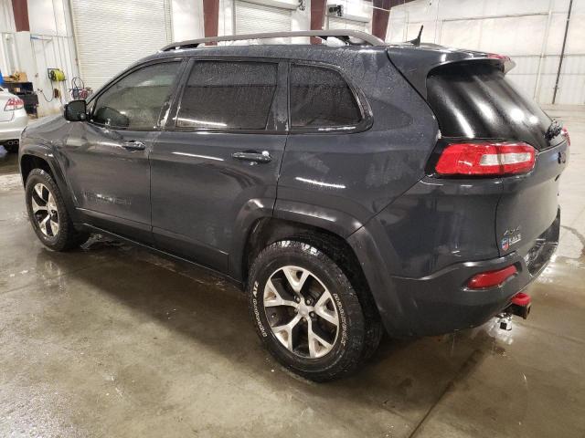 1C4PJMBS3HW546012 - 2017 JEEP CHEROKEE TRAILHAWK CHARCOAL photo 2