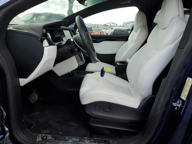 5YJXCDE25JF112920 - 2018 TESLA MODEL X BLUE photo 7