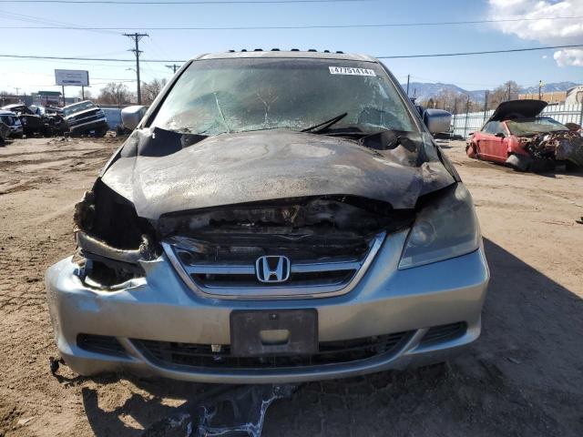 5FNRL38737B023320 - 2007 HONDA ODYSSEY EXL SILVER photo 5