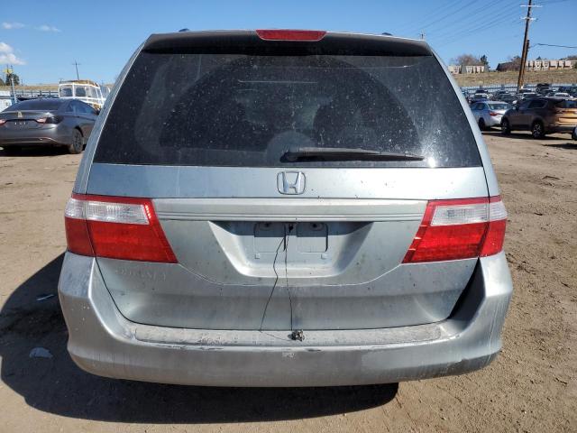 5FNRL38737B023320 - 2007 HONDA ODYSSEY EXL SILVER photo 6