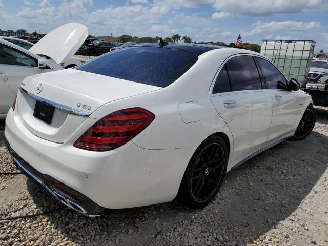 WDDUG8JB5KA480650 - 2019 MERCEDES-BENZ S 63 AMG 4MATIC WHITE photo 3