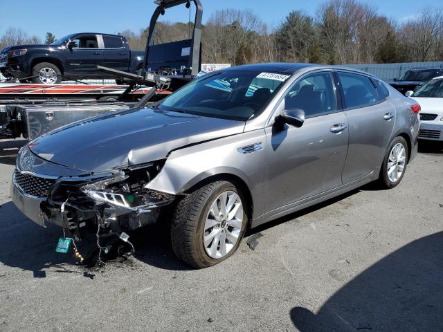 5XXGU4L33GG083660 - 2016 KIA OPTIMA EX GRAY photo 1