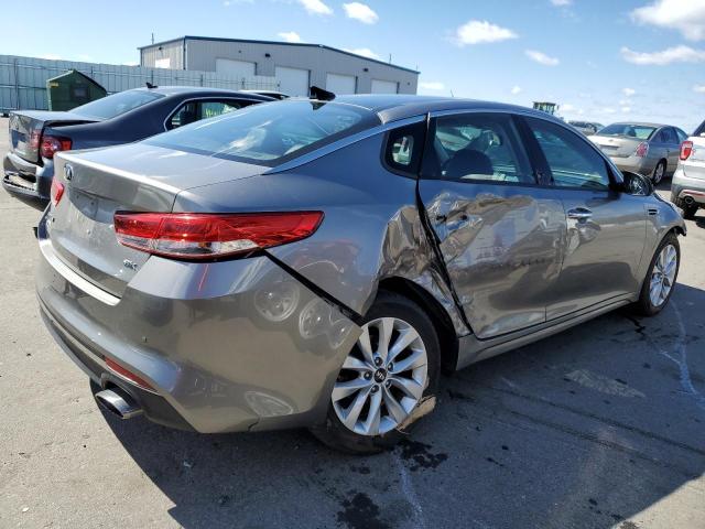 5XXGU4L33GG083660 - 2016 KIA OPTIMA EX GRAY photo 3