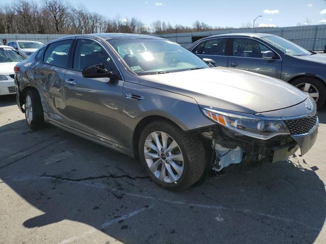 5XXGU4L33GG083660 - 2016 KIA OPTIMA EX GRAY photo 4