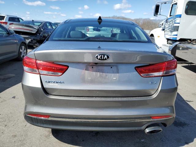 5XXGU4L33GG083660 - 2016 KIA OPTIMA EX GRAY photo 6