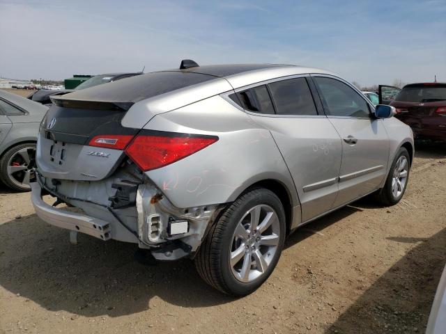 2HNYB1H66AH503986 - 2010 ACURA ZDX ADVANCE BEIGE photo 3