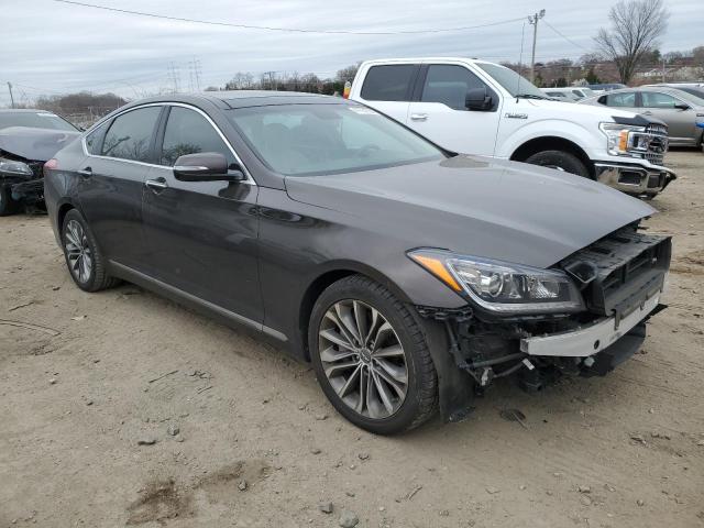 KMHGN4JE8FU058520 - 2015 HYUNDAI GENESIS 3.8L CHARCOAL photo 4