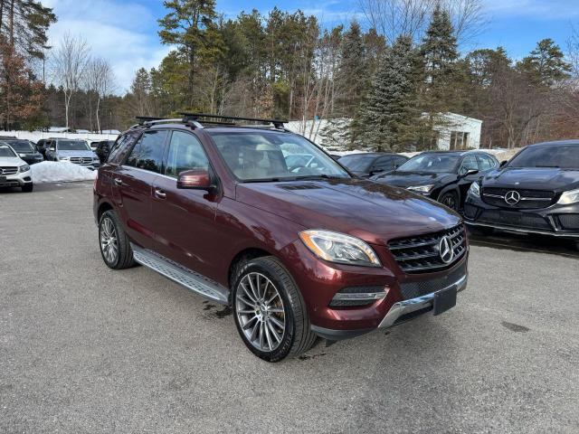 4JGDA5HB4EA369782 - 2014 MERCEDES-BENZ ML 350 4MATIC MAROON photo 2