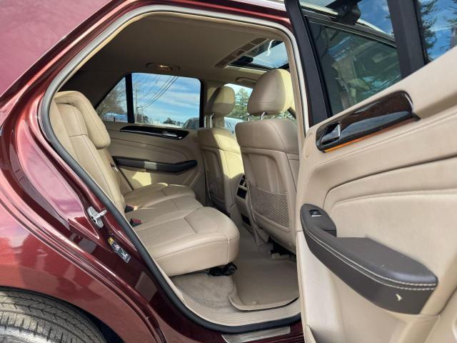 4JGDA5HB4EA369782 - 2014 MERCEDES-BENZ ML 350 4MATIC MAROON photo 6