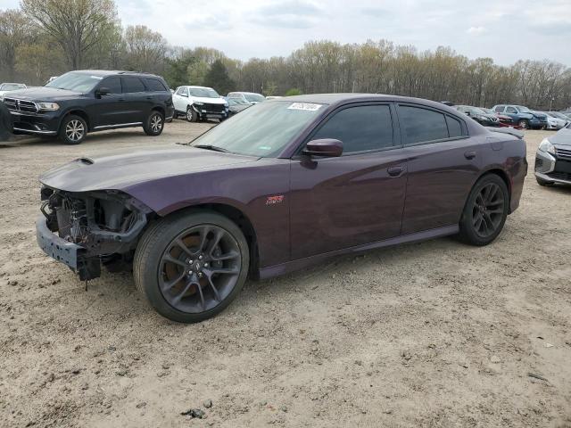 2C3CDXGJ9LH156244 - 2020 DODGE CHARGER SCAT PACK PURPLE photo 1