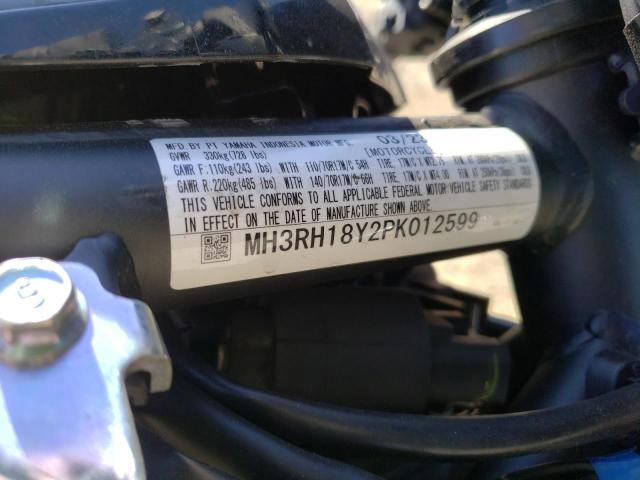 MH3RH18Y2PK012599 - 2023 YAMAHA YZFR3 A BLACK photo 10